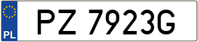 Truck License Plate